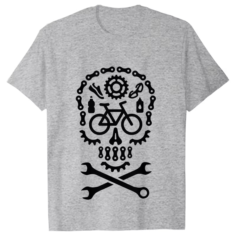 👕 Trailhead “Grease & Grit” Bike Mechanic Skull Tee