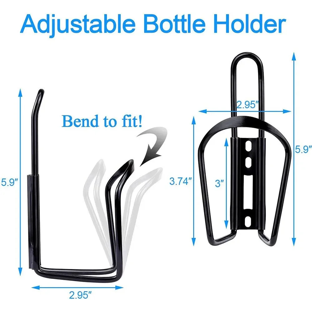 Lightweight Aluminum Folding Bike Bottle Cage — Universal Fit for Mountain, Road & Folding Bikes