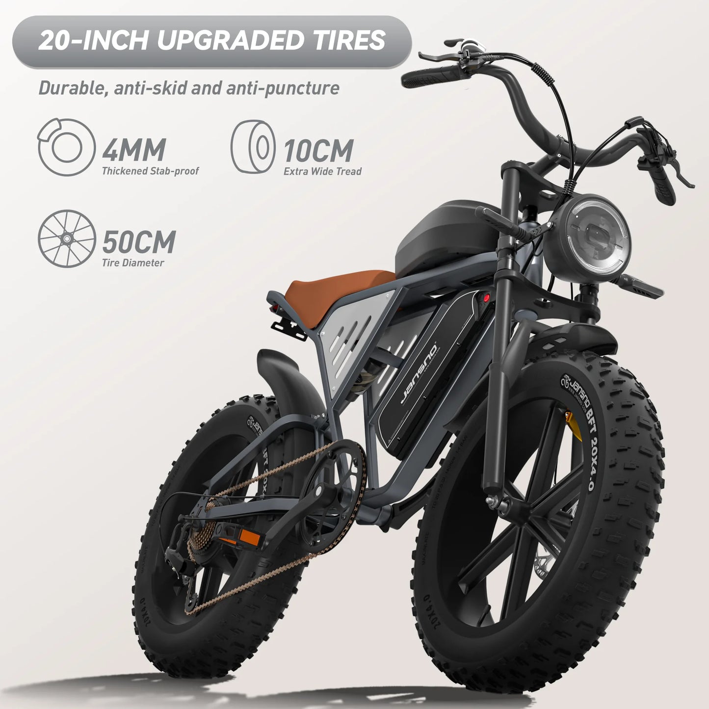 Trailhead Nomad 750 W Fat-Tire E-Bike – Dual-Shock Adventure Cruiser