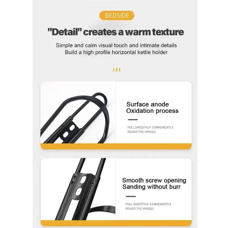 Lightweight Aluminum Folding Bike Bottle Cage — Universal Fit for Mountain, Road & Folding Bikes