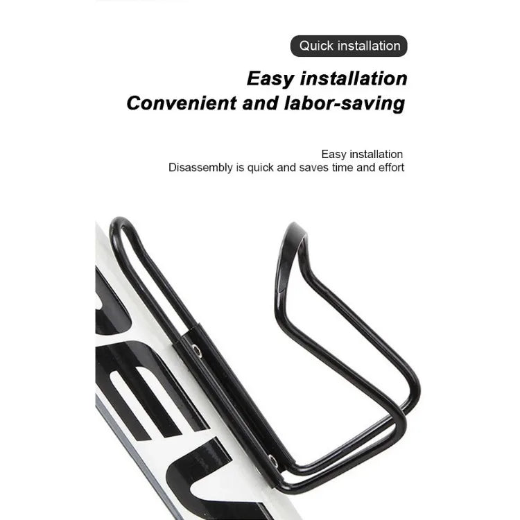 Lightweight Aluminum Folding Bike Bottle Cage — Universal Fit for Mountain, Road & Folding Bikes