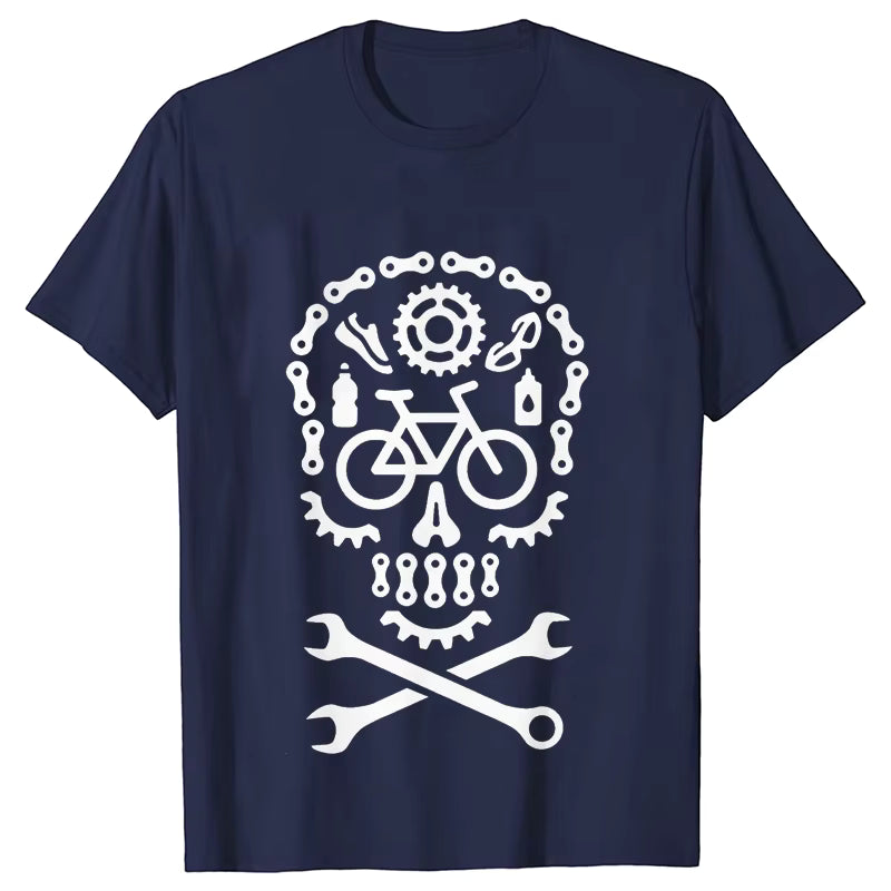 👕 Trailhead “Grease & Grit” Bike Mechanic Skull Tee