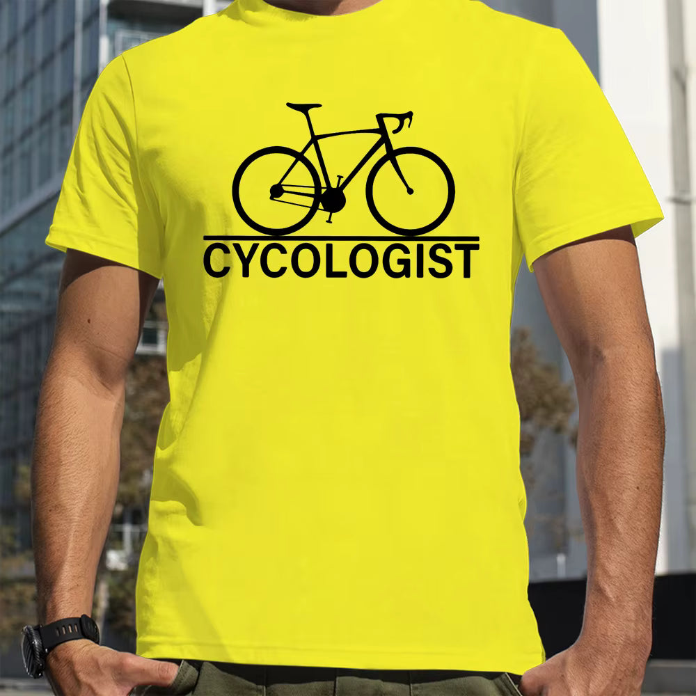 Trailhead “Cycologist” Cycling Graphic Tee – Men's Casual Bike Shirt