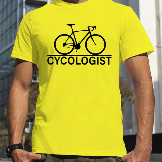 Trailhead “Cycologist” Cycling Graphic Tee – Men's Casual Bike Shirt