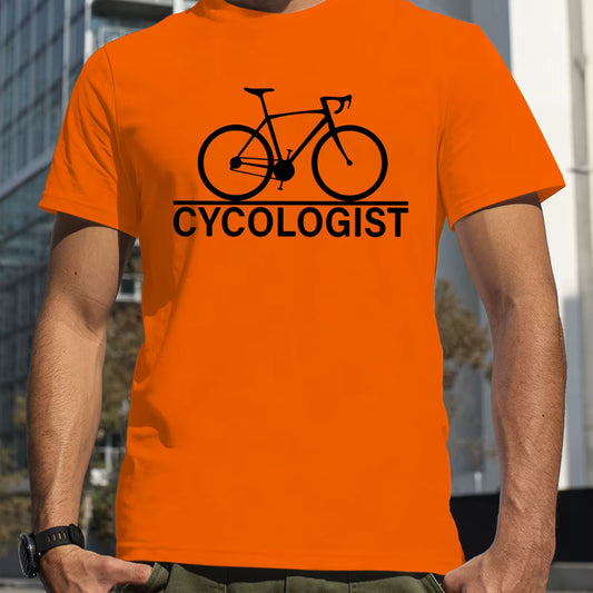 Trailhead “Cycologist” Cycling Graphic Tee – Men's Casual Bike Shirt