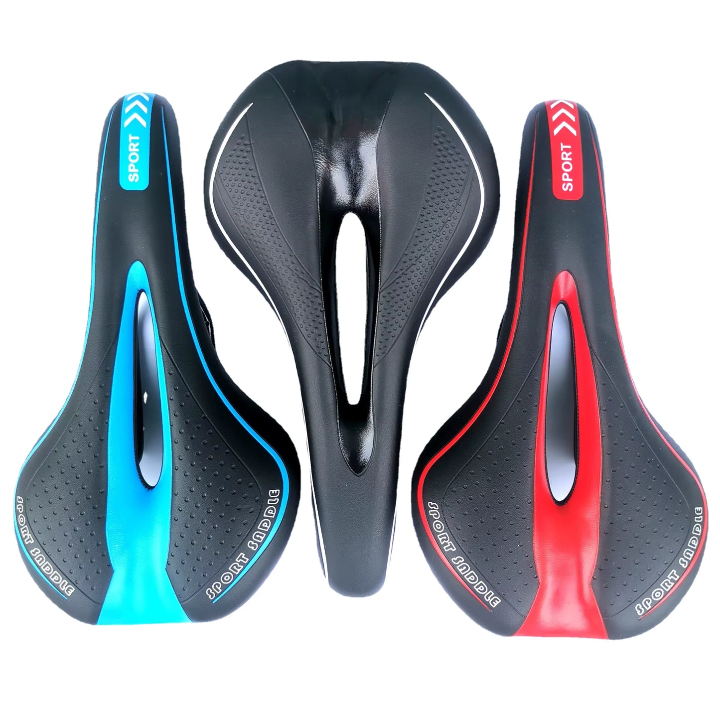Comfort Gel Bike Saddle — Soft, Shock-Absorbing Seat for Mountain, Road & Exercise Bikes