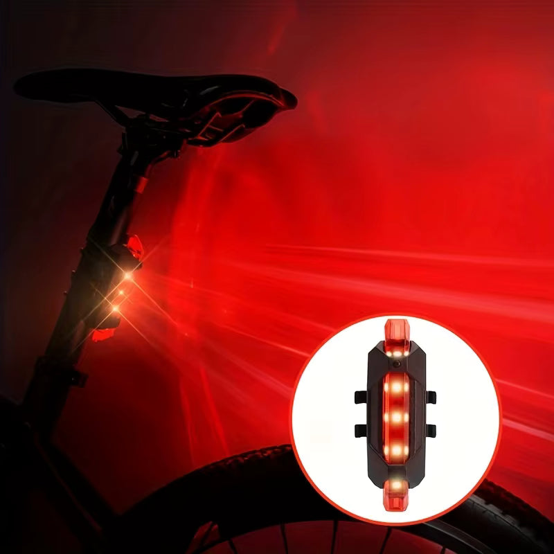 Bicycle Light Set — Front & Rear LED Bike Lights | IPX5 Waterproof, Battery Powered